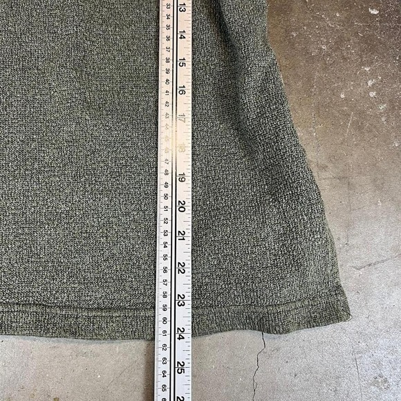 Vintage 80s camp Sherman Oregon Sansegal green quarter zip fleece sweatshirt - Picture 6 of 7